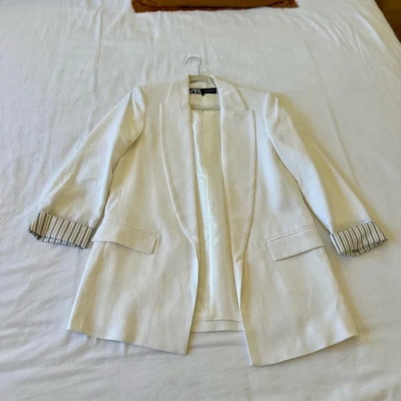 Zara Linen Blazer – Paris Collection (Never Worn) - Picture 5 of 5
